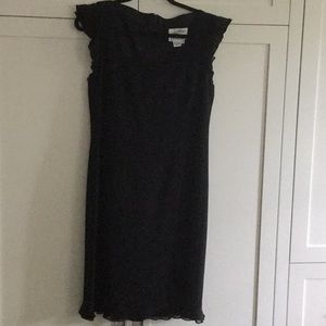 Rickie Freeman for Teri Jon Silk Black Dress 12